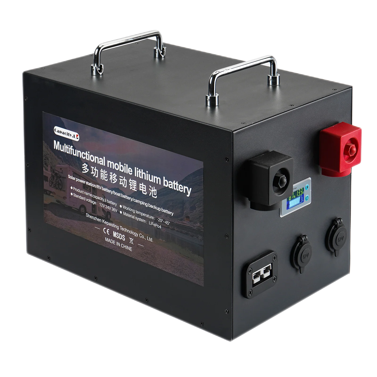 24v100ah Lifepo4 Battery Pack 60AH Battery Built-in BMS RV Solar Energy Storage Lithium Battery for Boat Motor