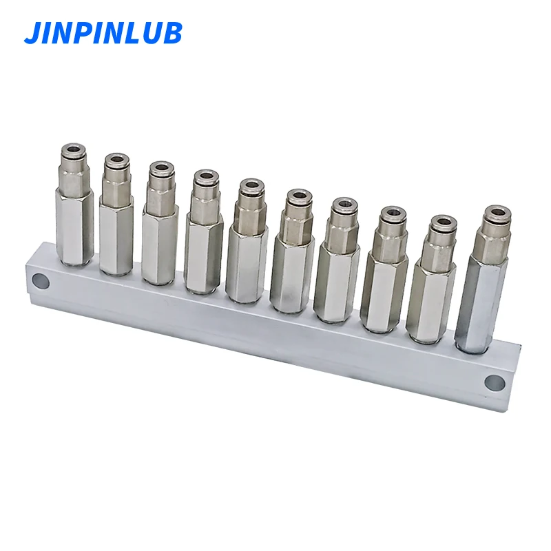 

JINPINLUB MUK-10 Position Pressure Distributor Dispenser Separator Valve For Volumetric Grease Circuit System