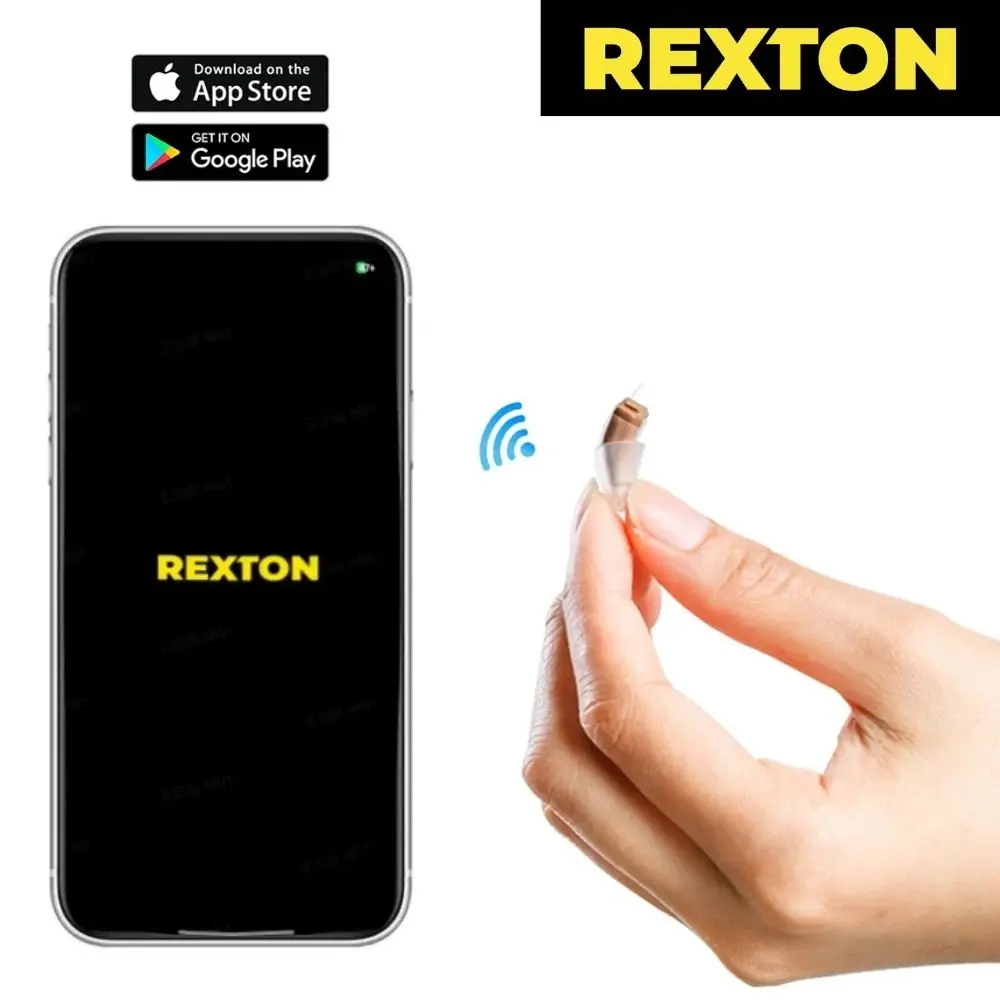 Rexton Mini Digital Hearing aid Mobile Phone Remote Adjust Programmable Hearing Care Aid for Elde Former Siemens hearing aids