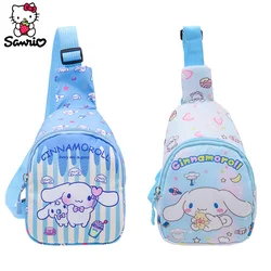 Cinnamoroll Bag Sanrio Shoulder Bags Toddler Chest Bag Kuromi Backpack My Melody Storage Pouch Hello Kitty Coin Purse Girl Gift