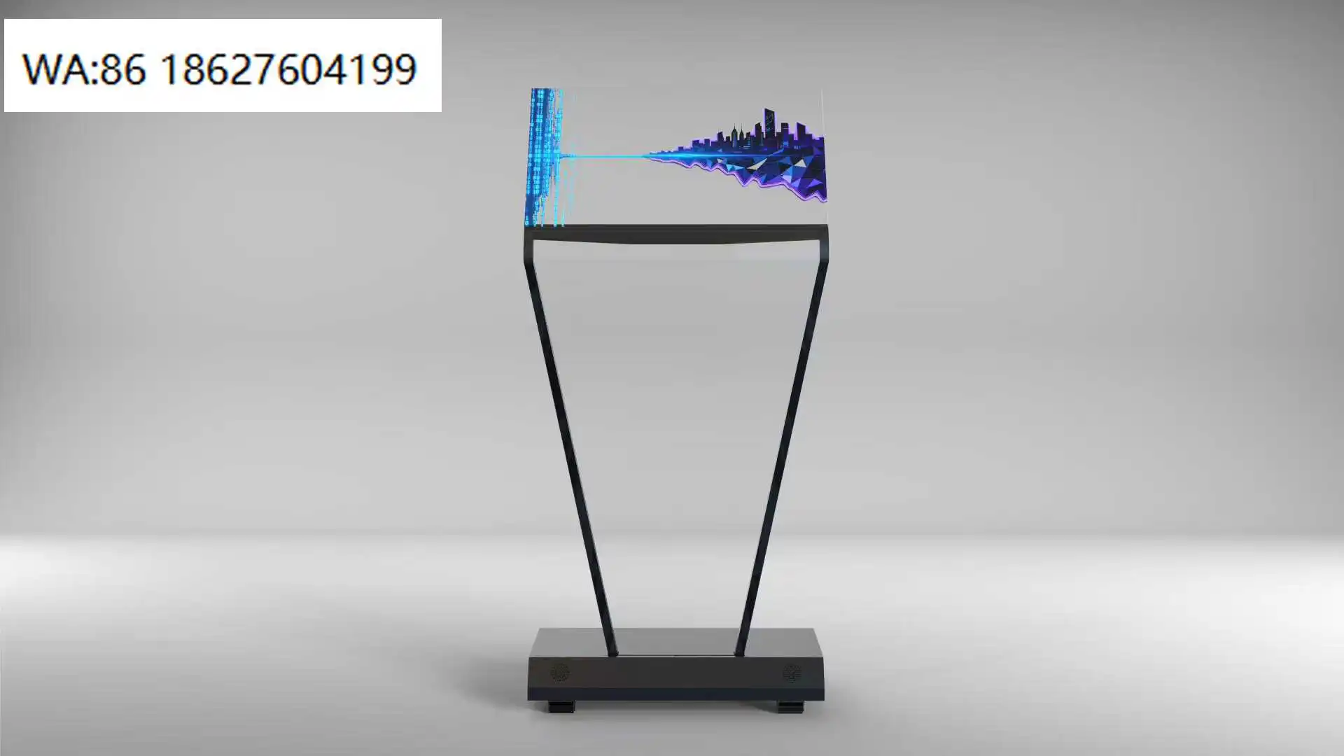 Custom 30 Inch OLED Transparent Touch Screen 10 Point Capacitive 200-600 3D Holographic Display