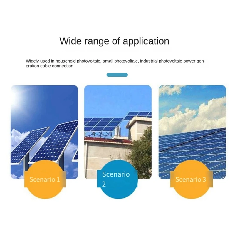 Photovoltaic Connector T-Type Four-Way One-Point Four-Way Conversion Connector Solar Panel Assembly Parallel Plug