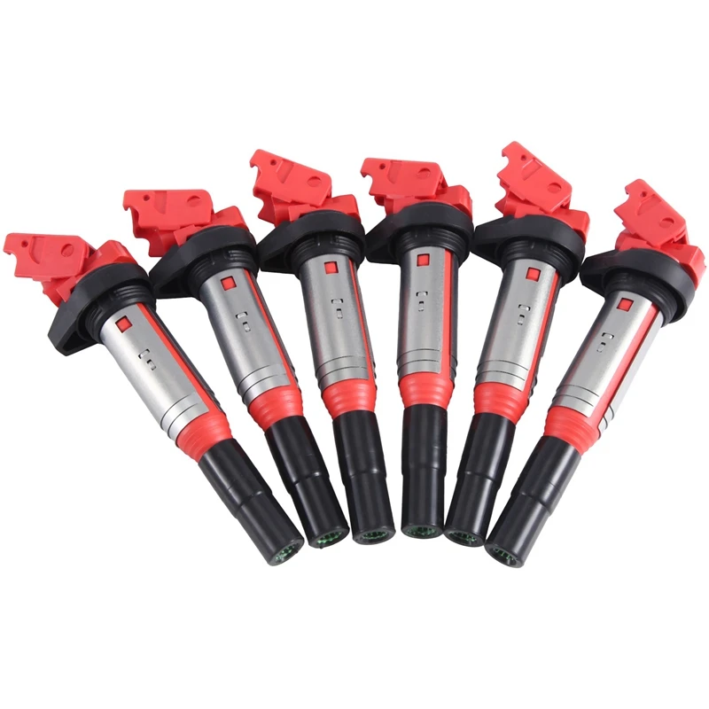 

6Pcs UF-592 Ignition Coils For BMW E46 E60 E82 E83 E84 E85 E90 12137594938, 1213172219, 12122158253, 0221504470 Accessories