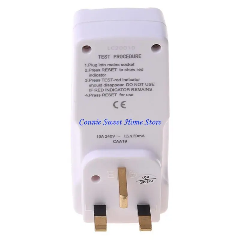 lxaf-英国プラグ-13a-gfci-漏れ保護プラグ-rcd-ソケットホームサーキットブレーカーカット