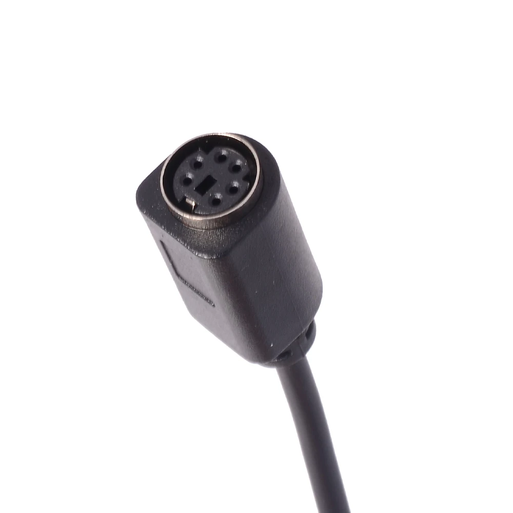 6 بوصة في DIN5 إلى Mini DIN6 PS/2 ذكر إلى أنثى محول لوحة المفاتيح محول وصلة كابل DIN5 5 دبوس إلى MDIN6 6 Pin M/F للكمبيوتر لينكس