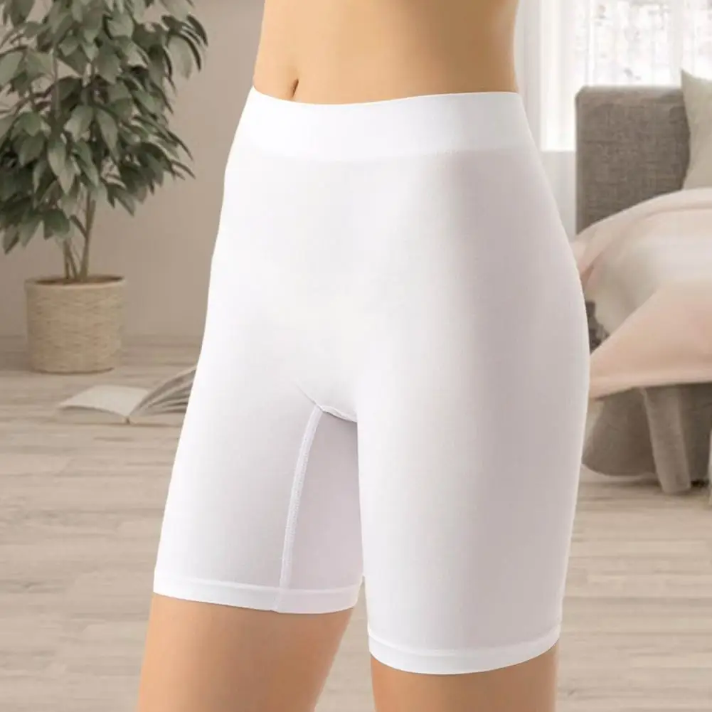 Pantalones de seguridad ajustados de cintura alta para mujer, ropa interior transpirable antiexposición, pantalones cortos de seguridad de encaje de cintura alta para Yoga, paquete de 2