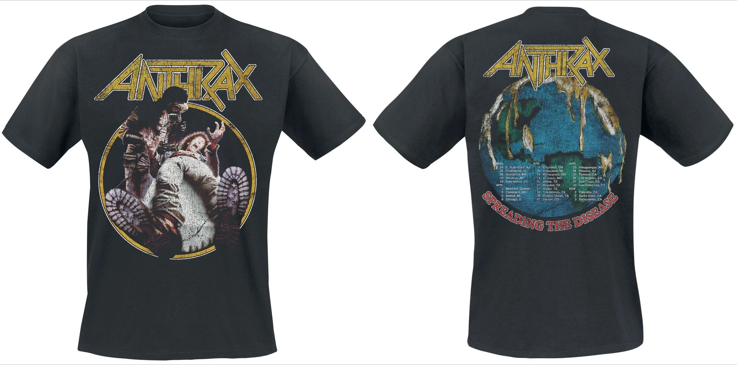 Best 2026 Anthrax Among The Kings Printing Casual Trendy T-shirt Cotton T-shirt Street Classic Band Fan Unisex T-shirt