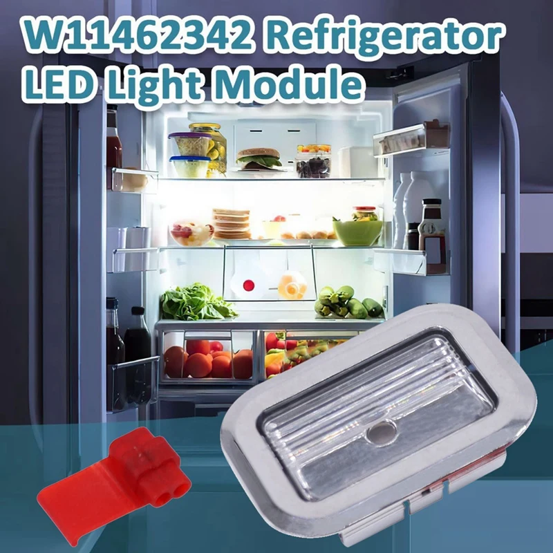 AT51-W 11462342   Módulo de luz LED para refrigerador para refrigerador reemplaza AP 6989197   PS 16218086   W 10908166   W 10607479   W 10843339