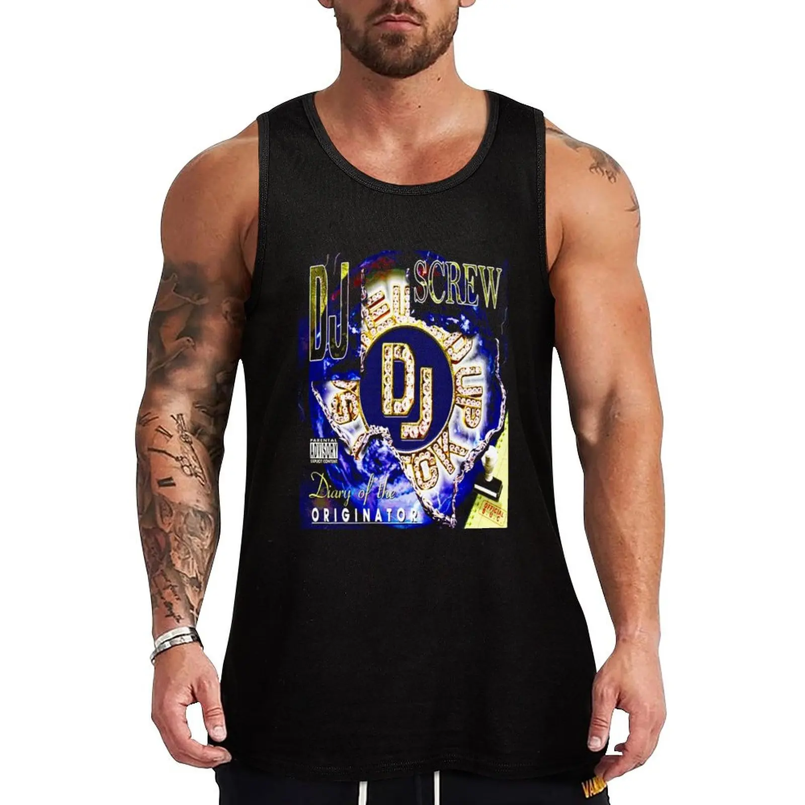 Dj Screw Tank Top sleeveless jackets cool things gym top