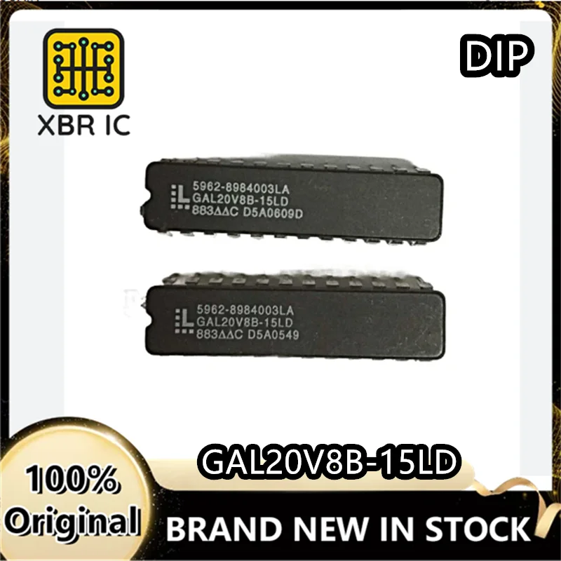 (1 piece) GAL20V8B-15LD GAL20V8B GAL20V8 DIP Integrated Circuit Electronic Component Chip Brand New Genuine Original In Stock
