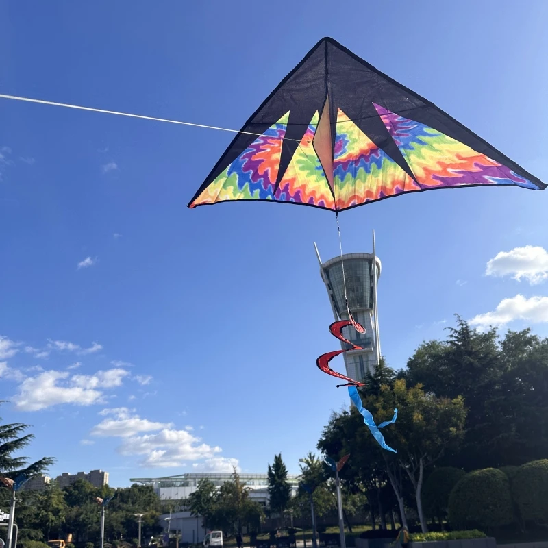 무료 배송 새로운 만화 삼각형 불꽃 연 papalote 윈드 서핑 연 그리기 장난감 parapente 연 풍선 장난감 낙하산 paragl