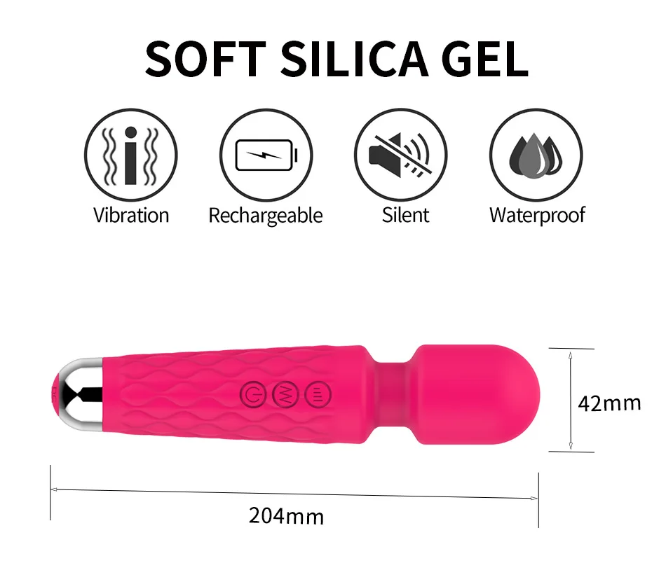 Vibratori di potenza in silicone medico per donne Cavaliere AV Stick Giocattoli del sesso femminile per coppie Lesbiche Adulti 18 Xxx Flirtare Orgasmo