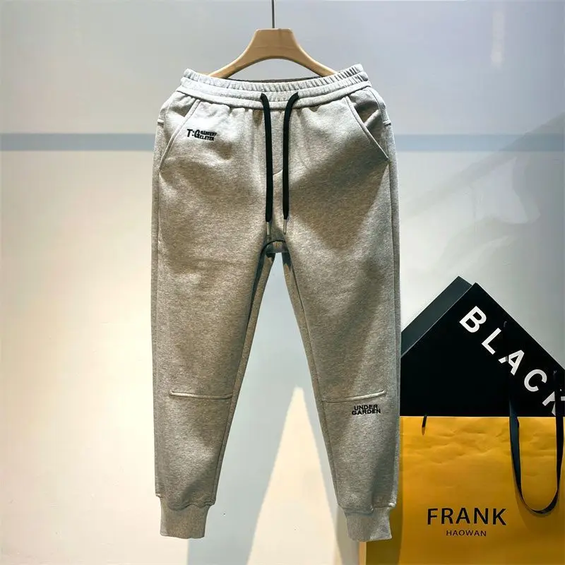 

American Casual Pants Men's Spring and Autumn New Trendy Brand Loose Wide-leg Leggings Embroidered Designer Jogger Sweatpants