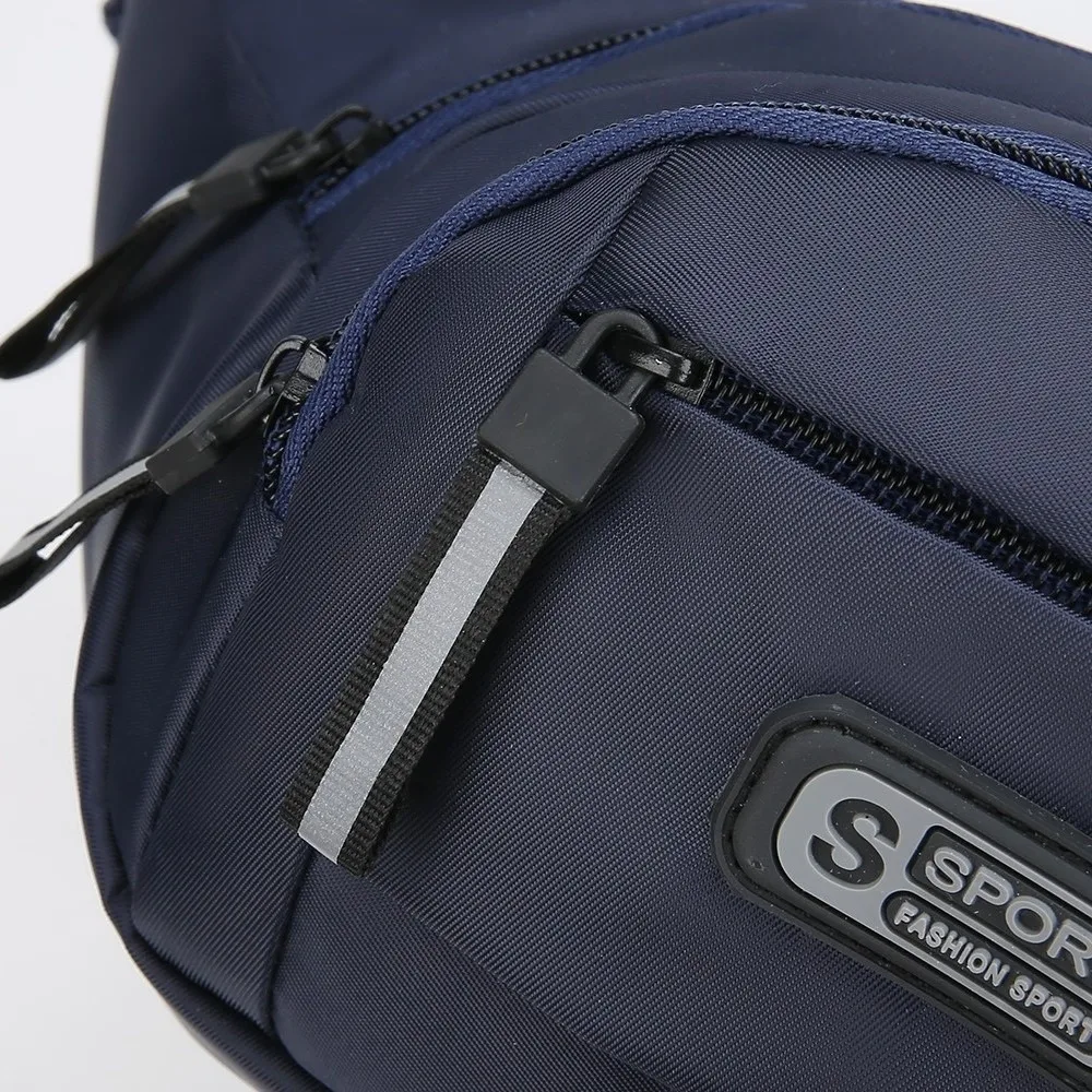 

Многослойная мобильная поясная сумка для хранения, износостойкая, большой вместимости, мужская нагрудная сумка, многофункциональная, с регулируемым ремнем