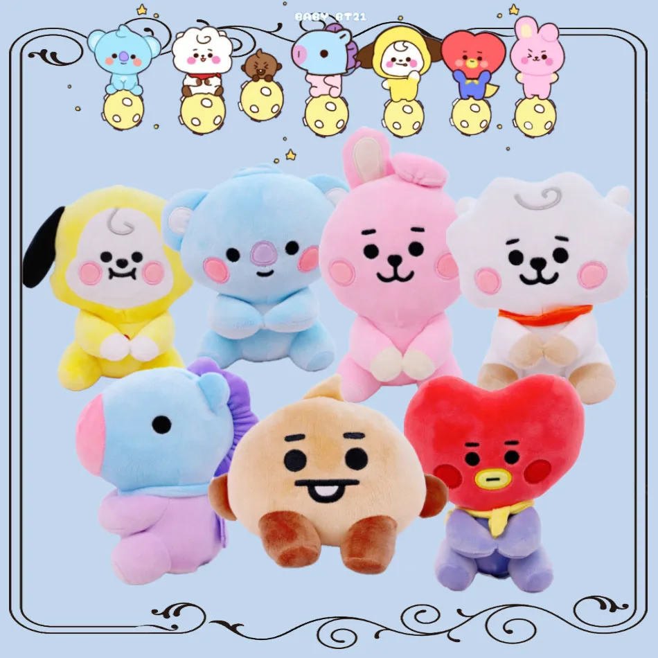 

Новая мини-плюшевая кукла Tata Koay Shooky Mang Cooky, кулон, брелок, плюшевая игрушка, сумка, аксессуары, аниме, милый мультяшный ключ, подарки на день рождения