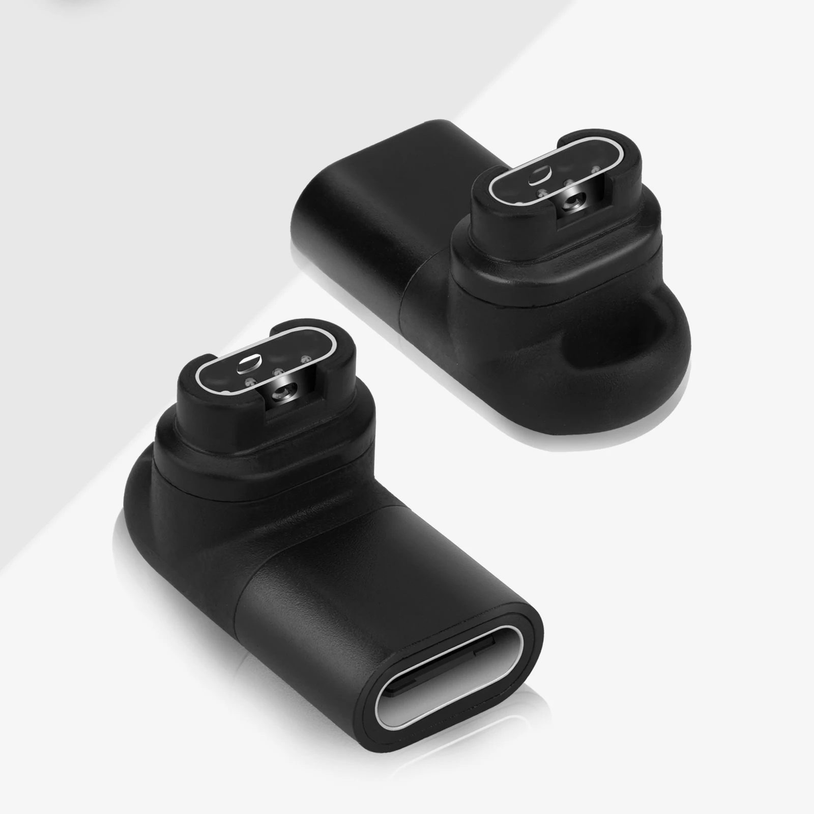 Adaptador de carregamento de cotovelo 3d de 90 graus, conversor de carregador de transmissão de dados, peças de reposição para relógio para garmin fenix 7/7s/7x