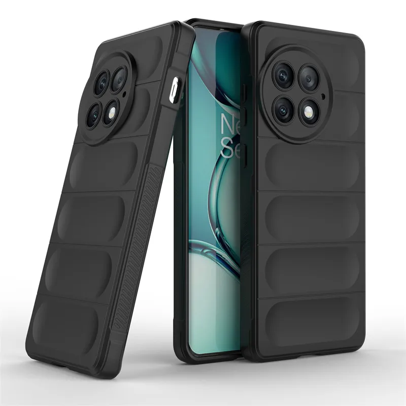 For OnePlus Ace 2 Pro Case for OnePlus Ace 2 Pro 2V Covers Shockproof Carbon Fiber Silicone Rubber Case for OnePlus Ace 2 Pro 5G