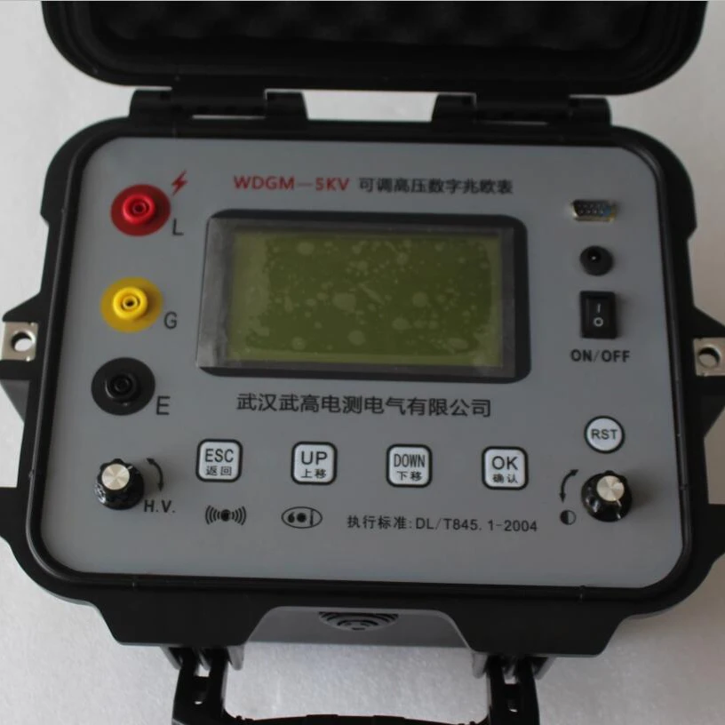 WDGM-5KV insulation resistance tester Adjustable high voltage digital megohm meter