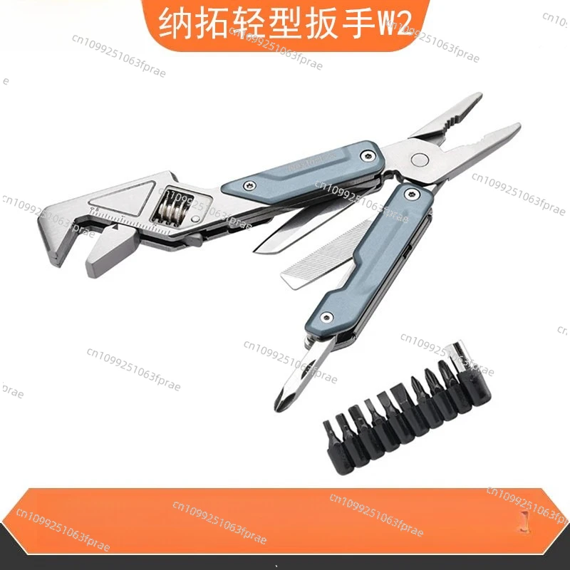 

Lightweight Wrench W2 Multifunctional Folding Pliers Wrench Screwdriver Outdoor Camping EDC Hand Tools