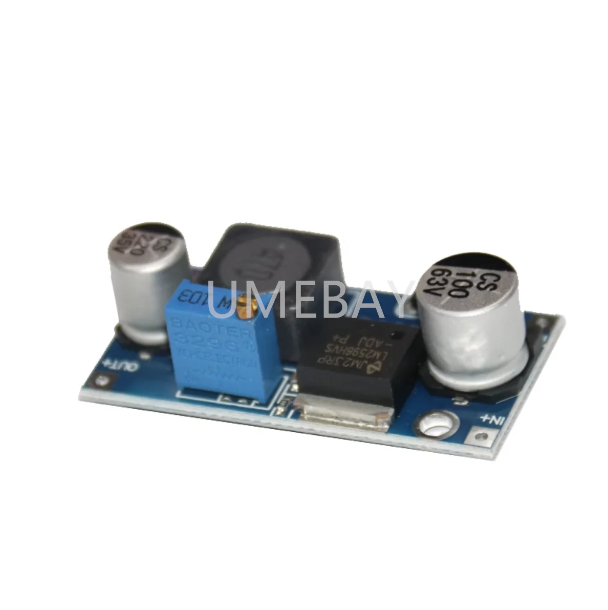 10PCS   48V adjustable step-down module DC-LM2596HVS input 4.5-50V electric vehicle voltage stabilizing power supply