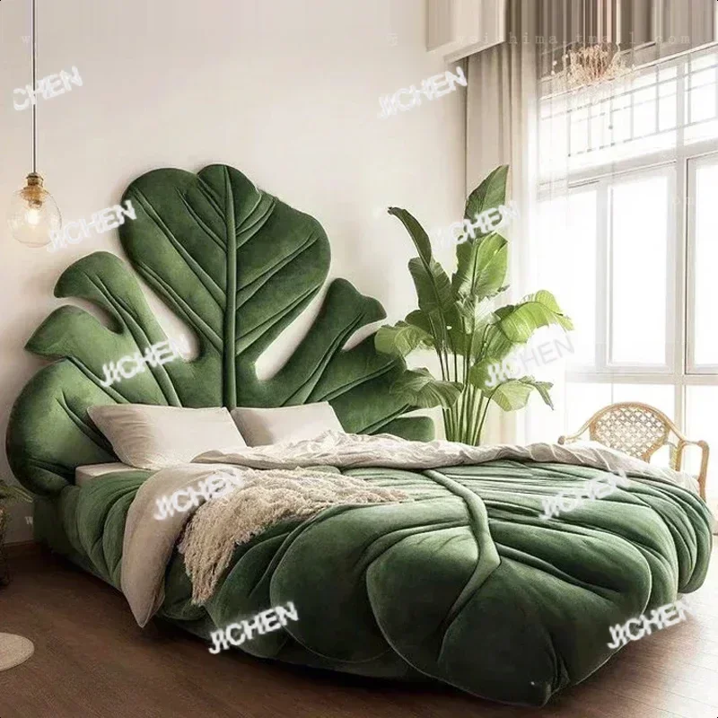 HG House غرفة نوم حديثة سرير مخملي لوح رأسي فاخر كبير حديث مزدوج سرير King Adults Princesse Camas De Dormitorio Furniture H #1