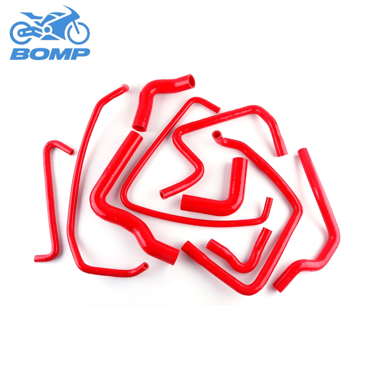 For Peugeot 205 309 GTI 1.6L 1.9L 8V For LHD Silicone Radiator Coolant Hoses Tubes Kit Piping 10Pcs 11 Colors