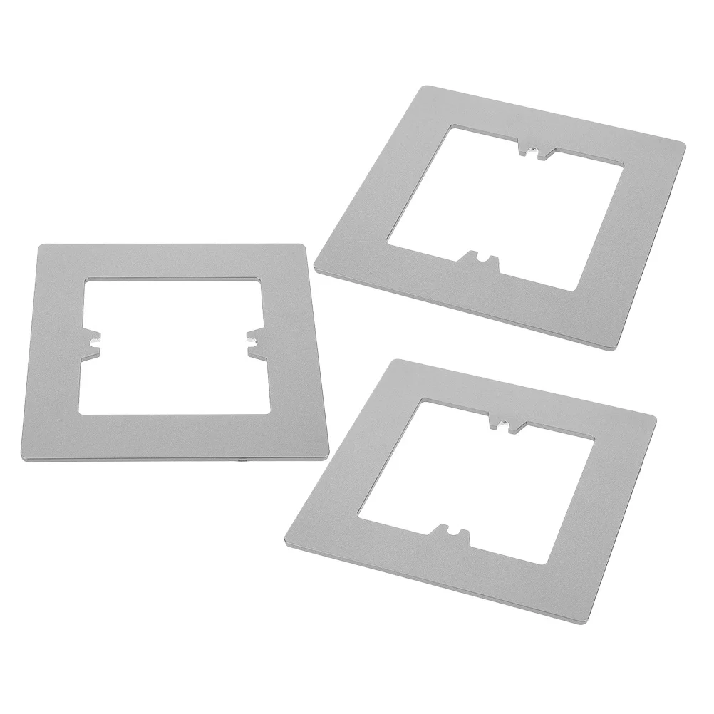 3 قطعة مفتاح الإضاءة الزخرفية المقبس غطاء لوحة الحائط الفجوة إصلاح غطاء المخرج لوحة المخرج الكهربائي لتحسين المنزل