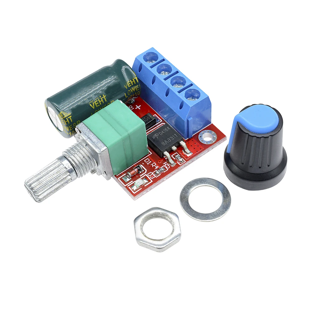 DC4.5V-35V 5A PWM Motor Speed Controller PWM 0~100% Adjustable Speed Regulator Dimmer Control Switch For LED Light Drive Module