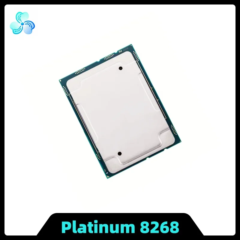 Processador Xeon Platinum 8268 CPU SRF95 2.9GHz 35.75MB 24 Núcleos 48 Threads 205W LGA3647 para Placa Mãe de Servidor PLATINUM8268