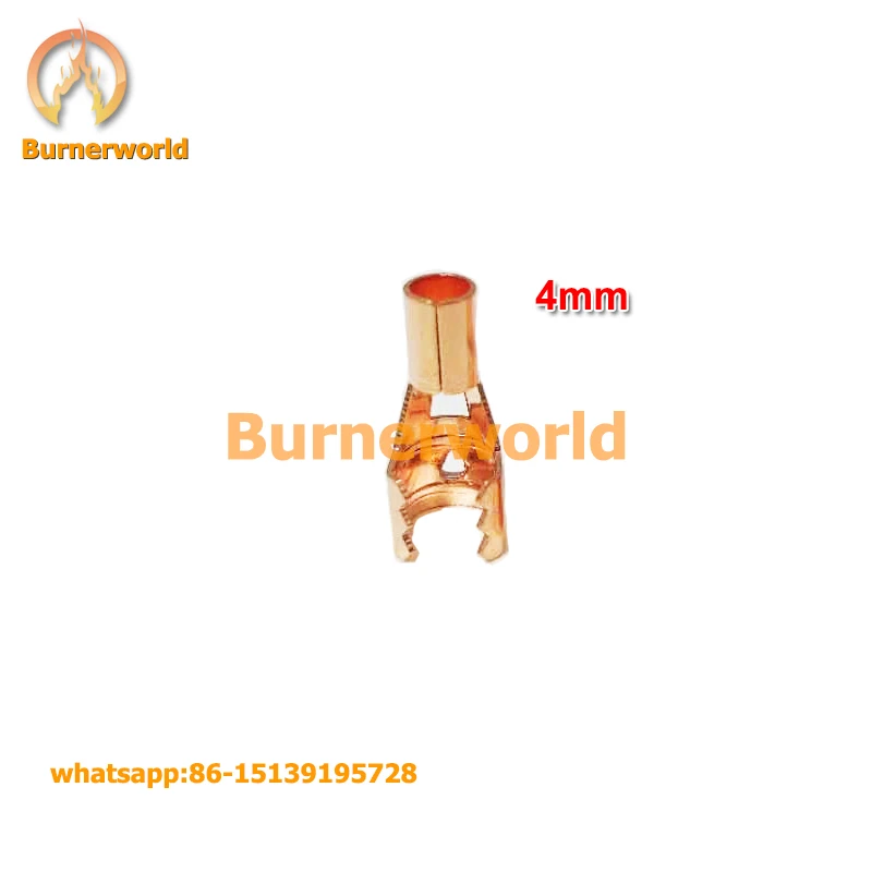 Burner Parts Copper Nipples high-voltage power lines joints copper terminals for Oil Burner Accessories