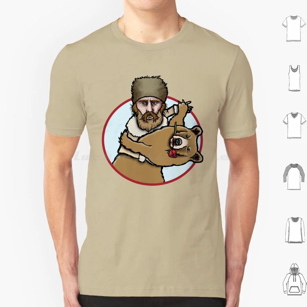 The Dollop : Hugh Glass T Shirt 6xl Cotton Cool Tee Hugh Glass Bear Tango Dollop Dave Anthony Gareth Reynolds Ranch