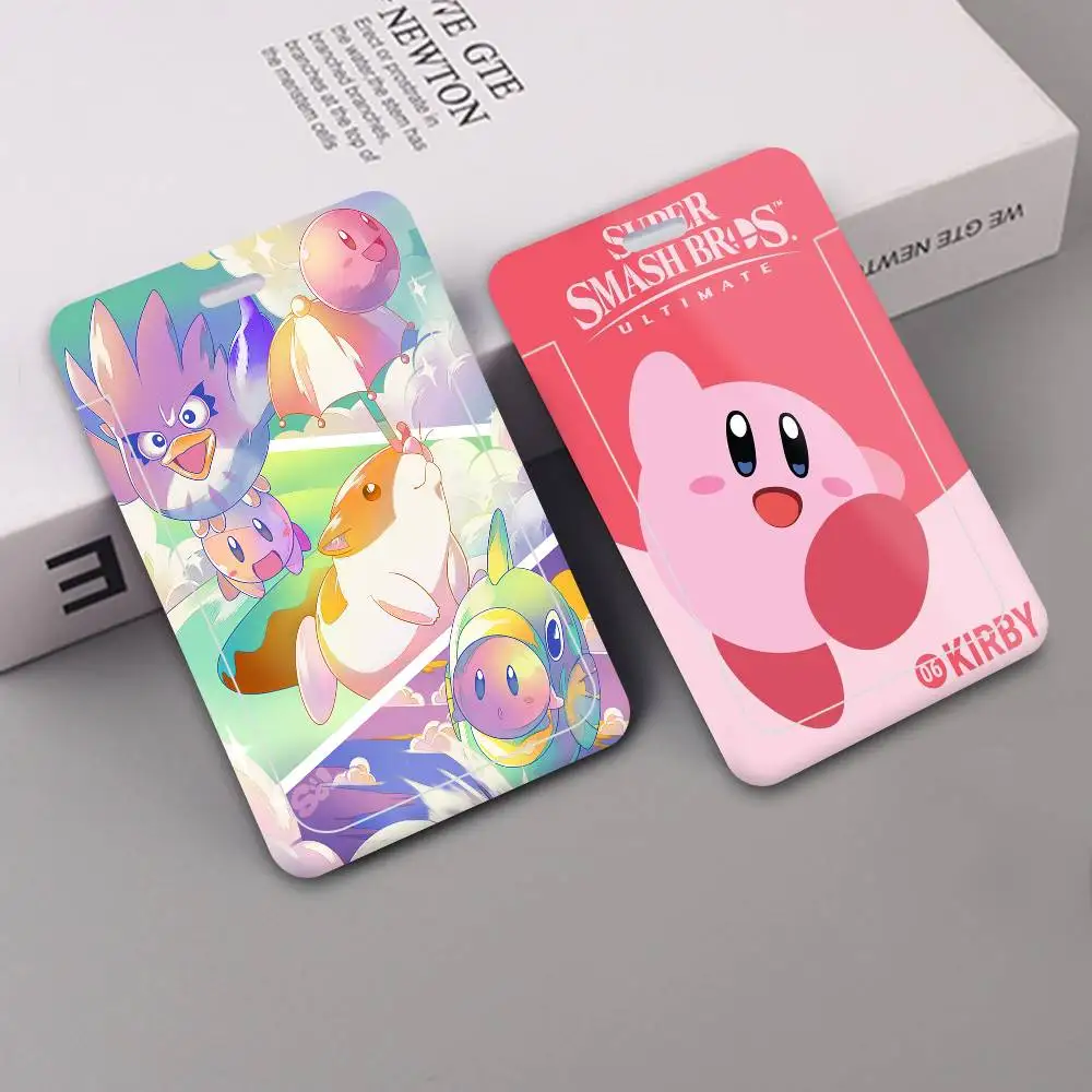 K-kirbys 1Pcs Work Name Card Holders Business Work Card ID Badge Lanyard Holder Men Women ID Business Case view 4
