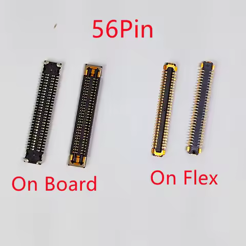 5-20Pcs LCD Screen Flex FPC Connector 56Pin For Samsung Galaxy S20 Plus S20U S21 Ultra S21P S21FE Note20 Ultra Plug On Board