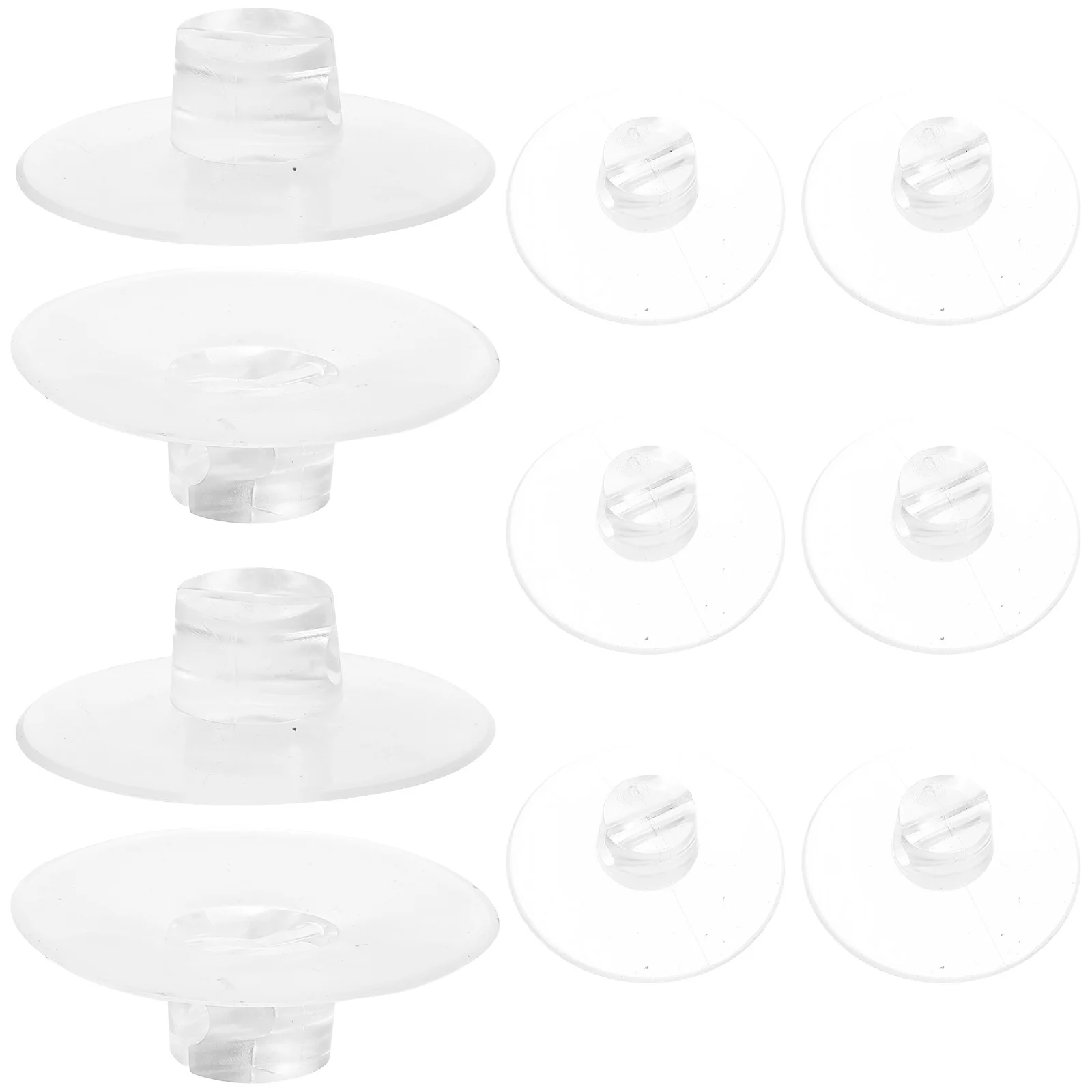 

12pcs Suction Cable Clips Transparent Silicone Wall Mount Cable Organizer For Fairy Lights Xmas Lights Bathroom Shower Glass