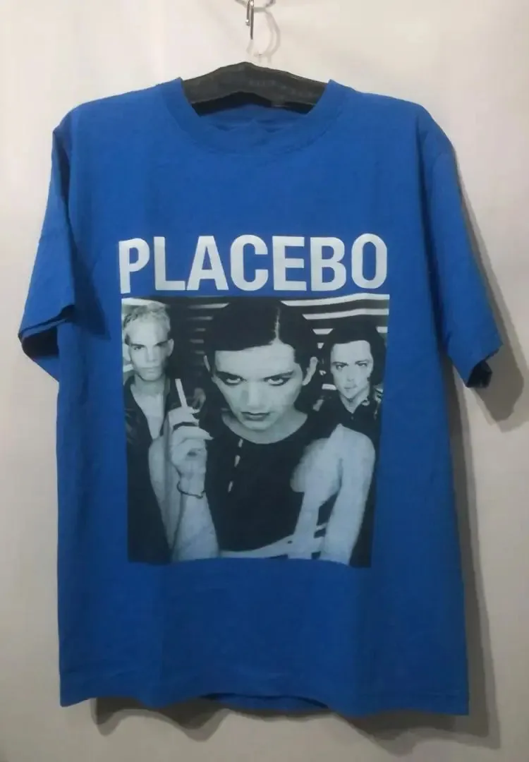 

Футболка Placebo Band In Concert с коротким рукавом, полный размер S-5XL BE2831