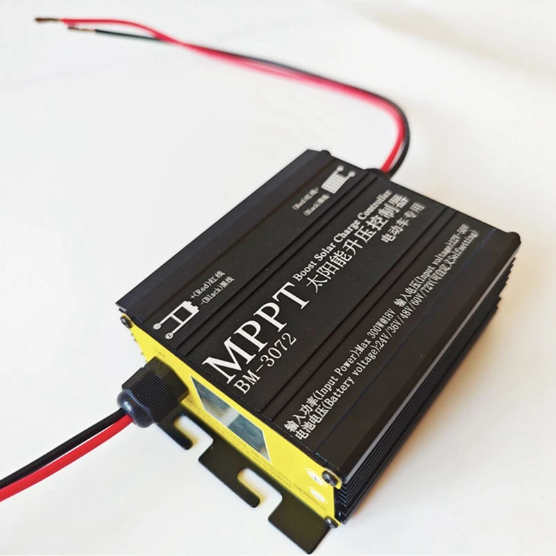 Smart-LCD BM3072 300 واط MPPT الشمسية جهاز التحكم في الشحن شاحن بطارية 24/36/48/60/72 فولت دفعة