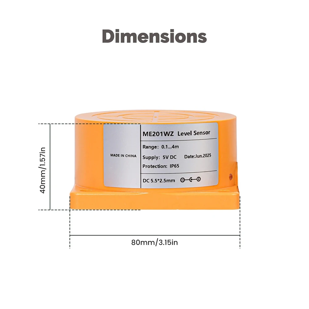 

1PCS For ZigBee Water Level Detector Smart Tank Monitor IP65 Waterproof Wireless Water With Real-Time Alarms Home Parts ﻿