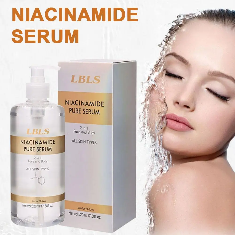 

520ml Niacinamide Essence Moisturizing Brightening Facial Skin Skin Moisturizer Care Firming Rejuvenating Essence O2U5