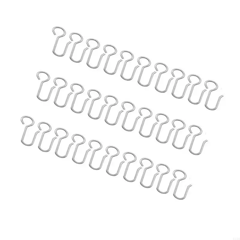Metal Curtain Hooks for Drapes 30 Pack Drapery Hooks Curtain Track Hooks Hanger 