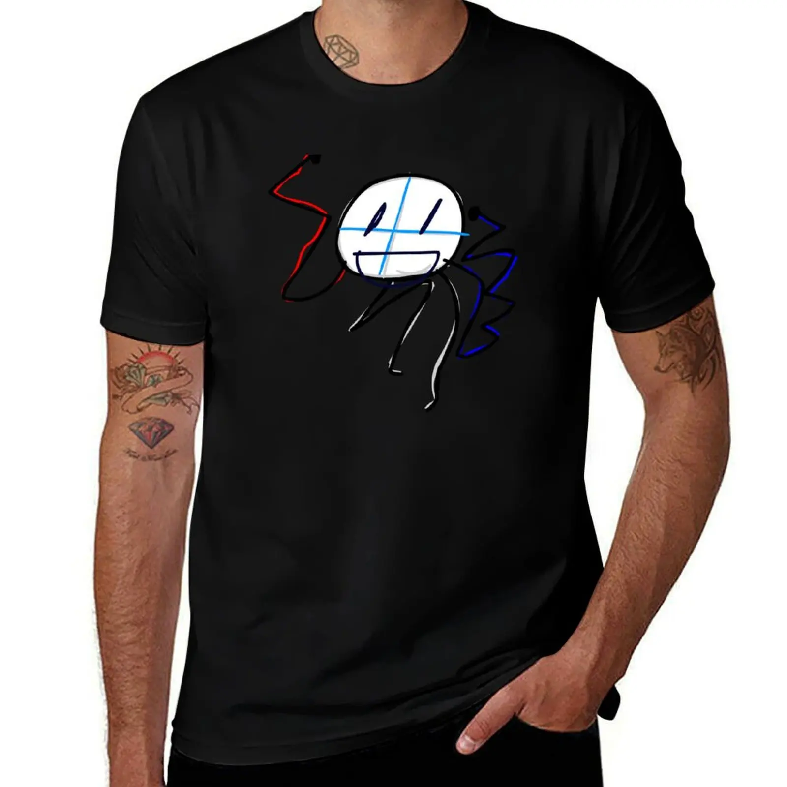 

Funny movement Animatic Battle T-Shirt oversized t shirt plus sizes t shirts for men graphic
