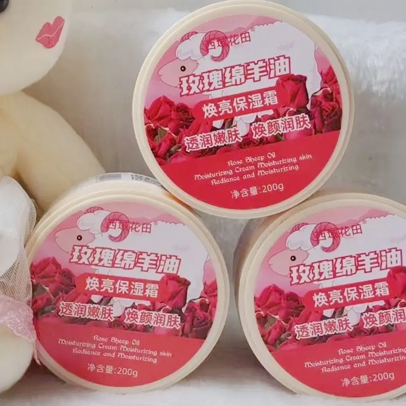 

Xiyu Field Lavender Rose Lanolin Cream, All-Purpose Hydrating Moisturizer for Face Hands Body​