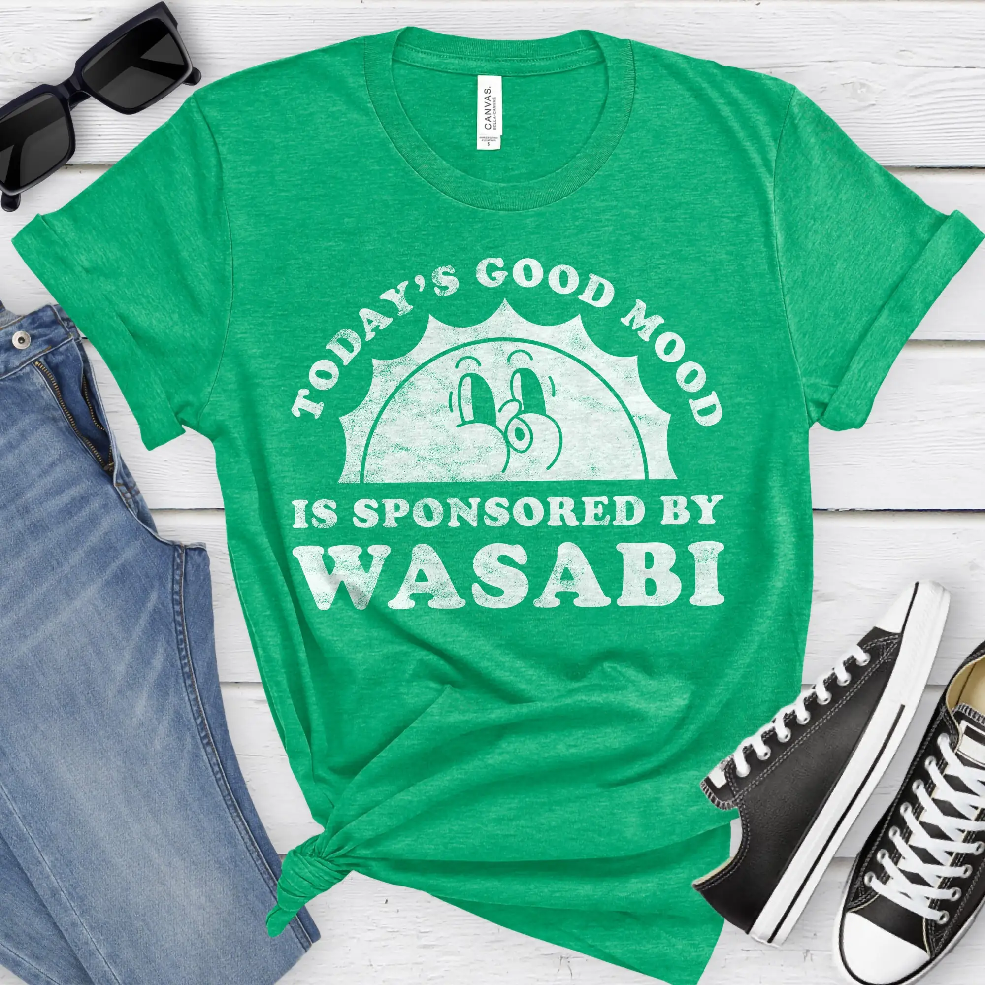 Wasabi T Shirt Funny Lover For Men Or Women I Love Heart