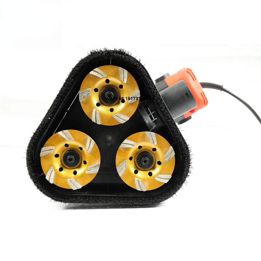 Small Portable Concrete Grinder Industrial Floor Wall Polishing Handheld Edge Polishing Machine Engine Motor Gearbox High