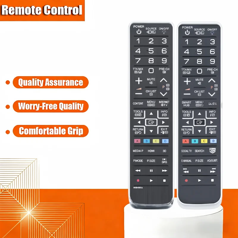 

A66I AA59-00543A Replace Remote Control for Samsung LED LCD Plasma 3D TV UE40D8000YU PS51D8000FU UE55D7000LU UE55D8000YU