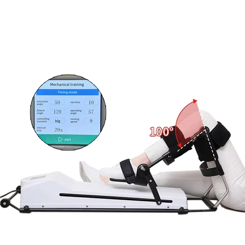 Factory Customizable English Lower Limbs Knee Rehb CPM Continuous Passive Motion Machine Lightweight Clinic Physical Therapy