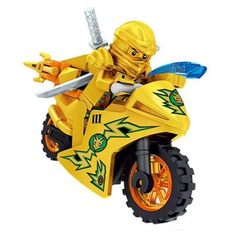 Ninja Series Cool Motorcycles Building Blocks Kai Jay Cole Lloyd Interlocking Bricks Assemble Hobby Collectible Toys - view 6