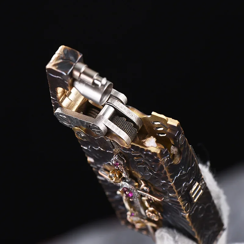 2027 Split Angel Sword Original Copper Aged Kerosine Lighter, High Quality Gift Cigarette Lighter for Men
