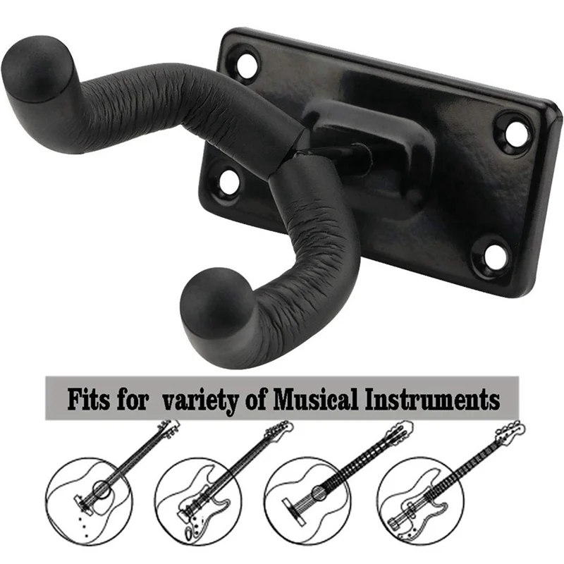 

CGDS-8X Guitar Hanger Hook Wall Mount Non-Slip Holder Stand For Guitar Ukulele Violin Bass Guitar Instrument Accessories