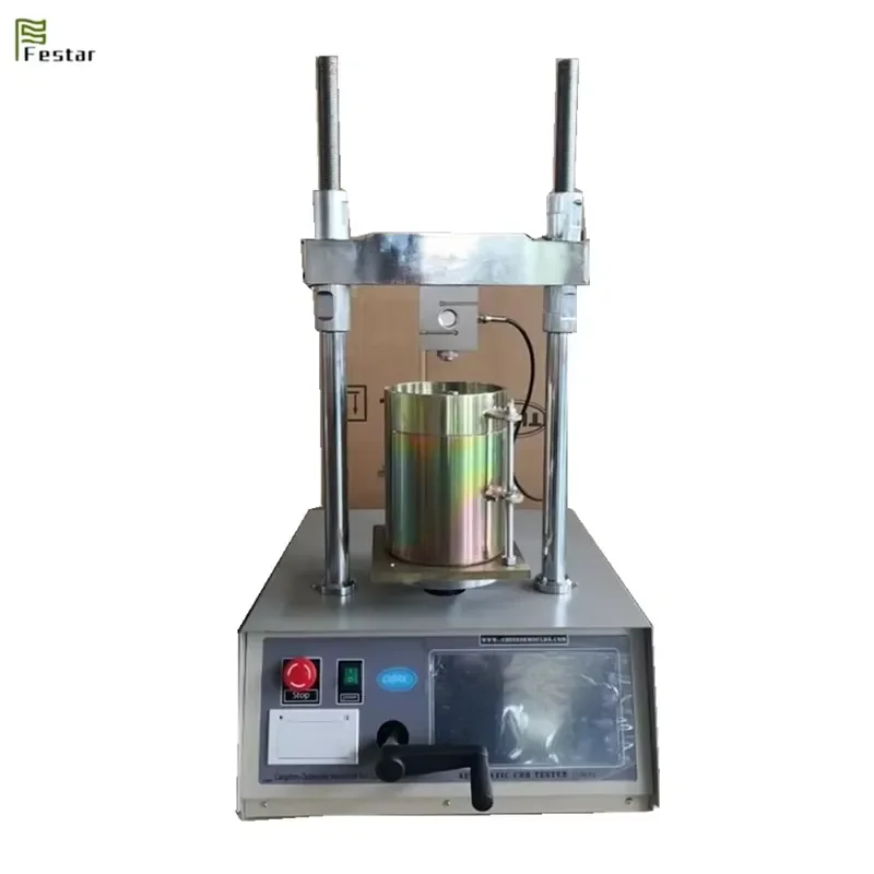 New Lab Equipment Automatic CBR Test Machine for California Bearing Ratio 50 KN LCD Touch Screen