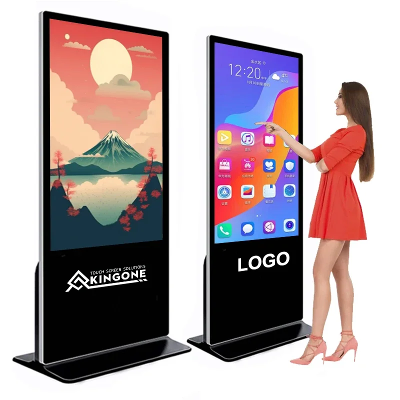 

43 inch Floor Stand Touch Screen LCD Display Totem Android Digital Signage Indoor Information Interactive Advertising Kiosk